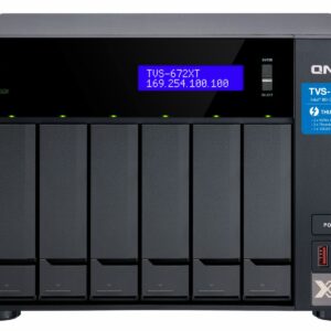 QNAP TVS-672XT - NAS - Tower - Intel® Core i3 - Nero